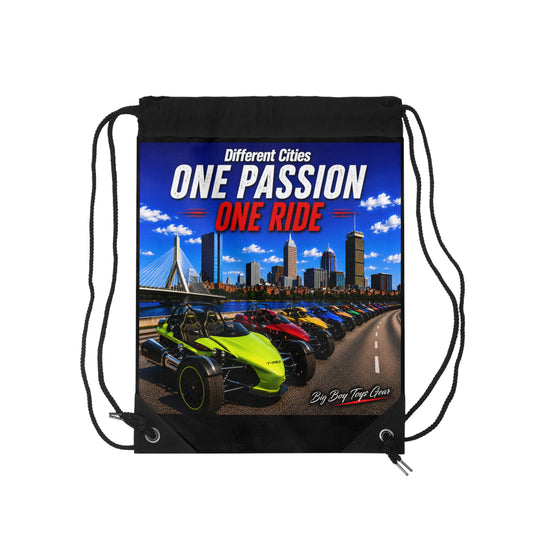 One Passion One Ride - T-Rex - 2 Sided Drawstring Bag