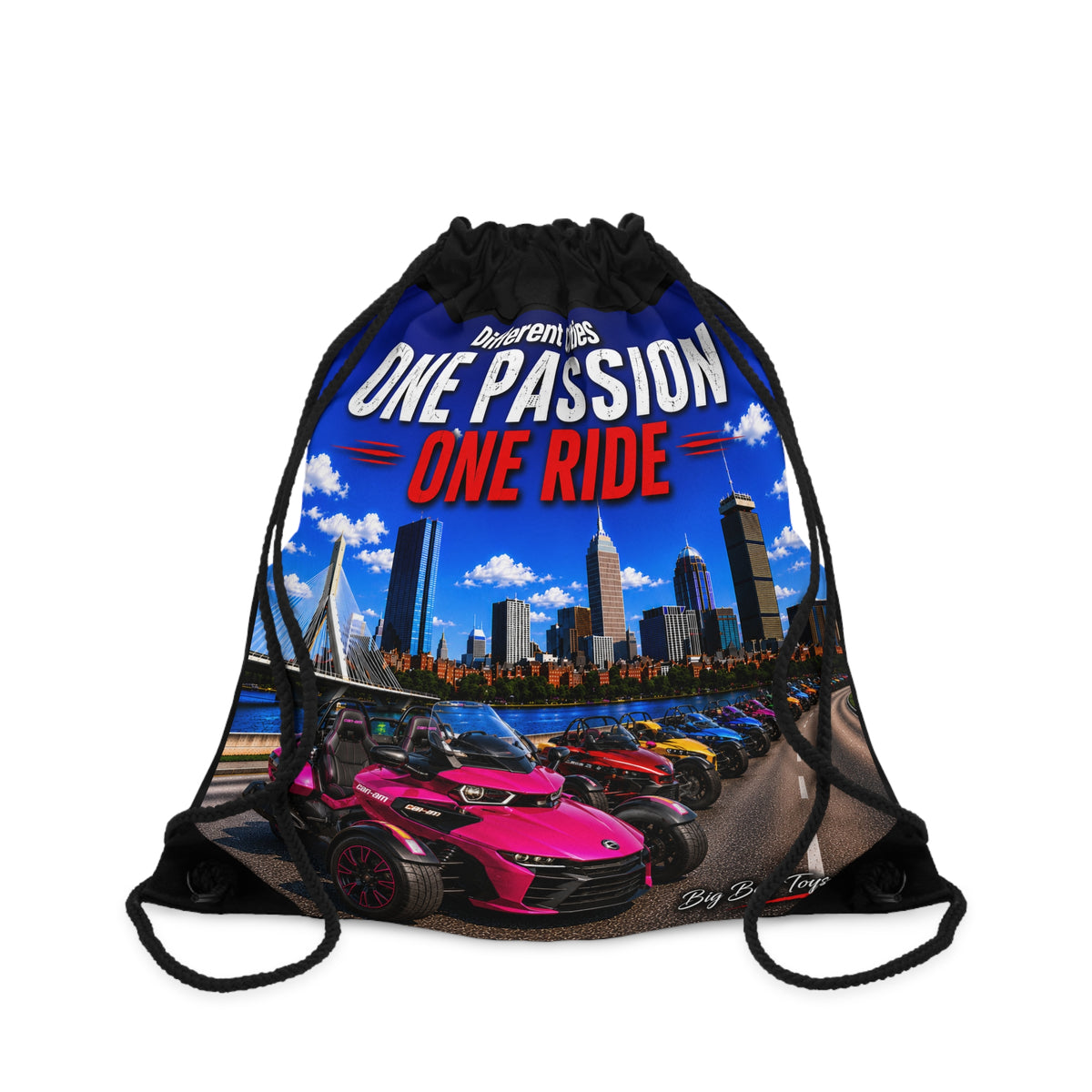 One Passion One Ride -Can-Am - 2 Sided Drawstring Bag