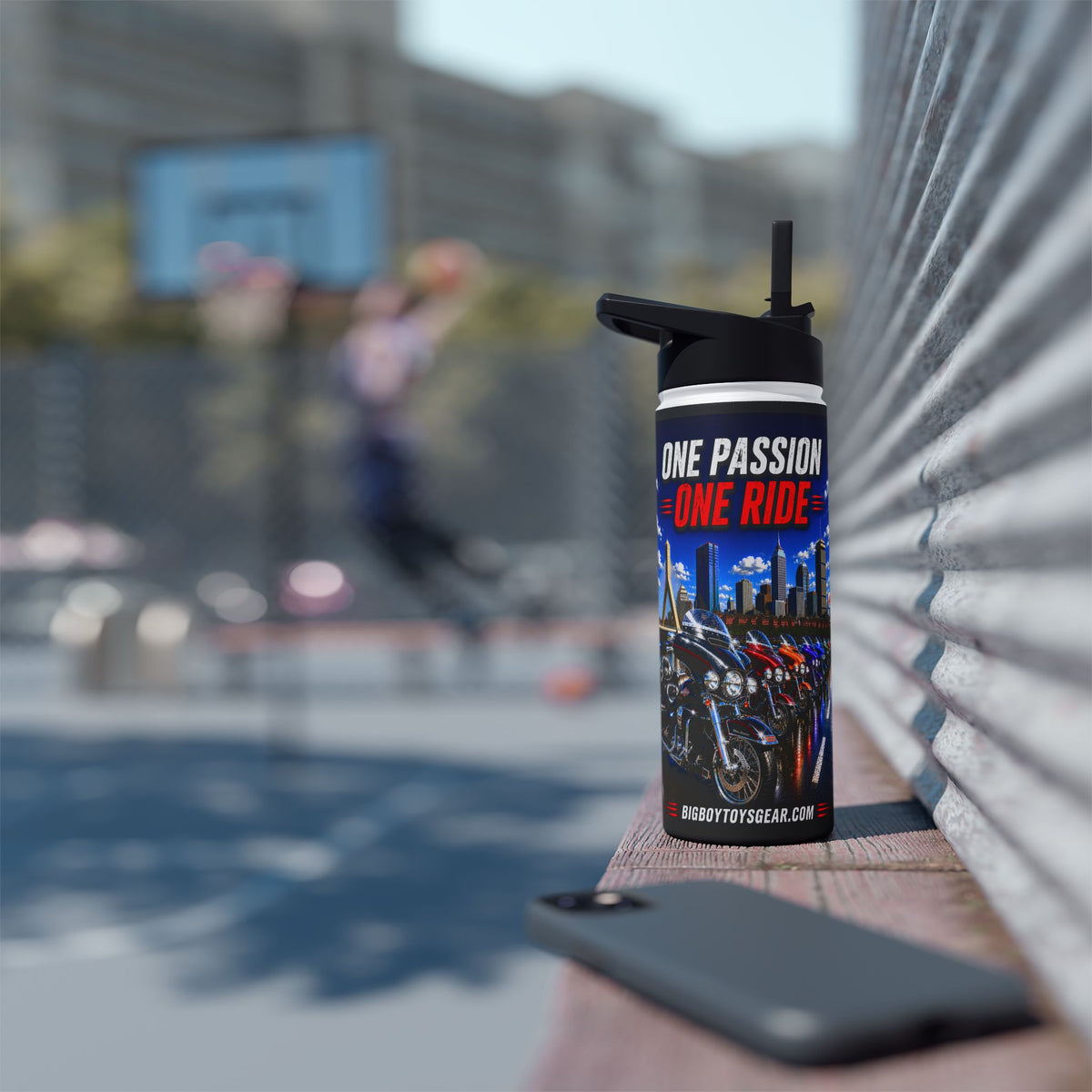 One Passion, One Ride - Motorcycle - Water Bottle