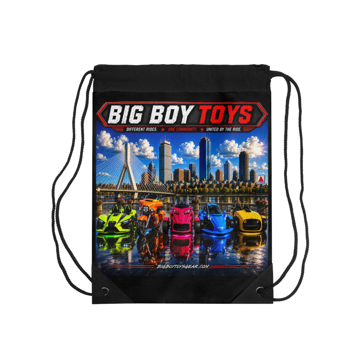 Big Boy Toys Gear -  2-Sided Drawstring Bag