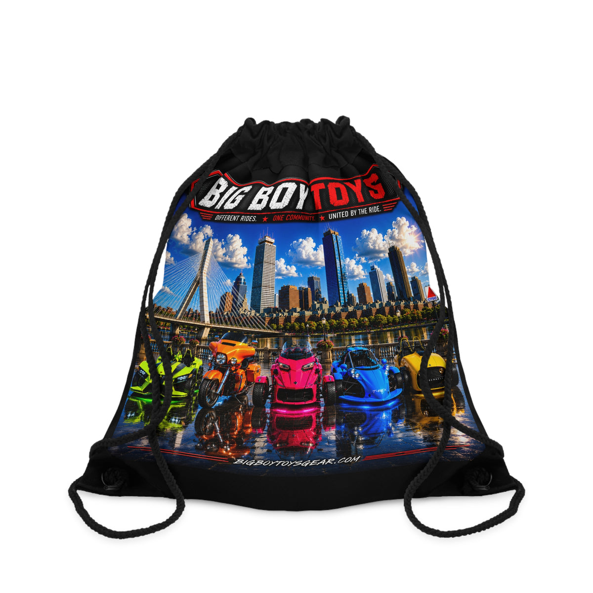 Big Boy Toys Gear -  2-Sided Drawstring Bag