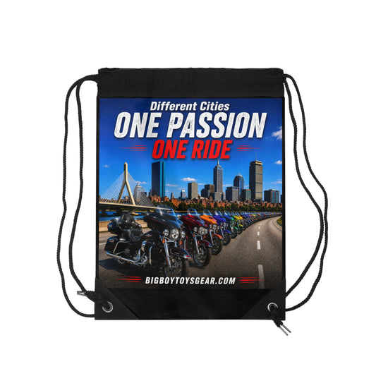One Passion One Ride - Motorcycle - 2-Sided Drawstring bag
