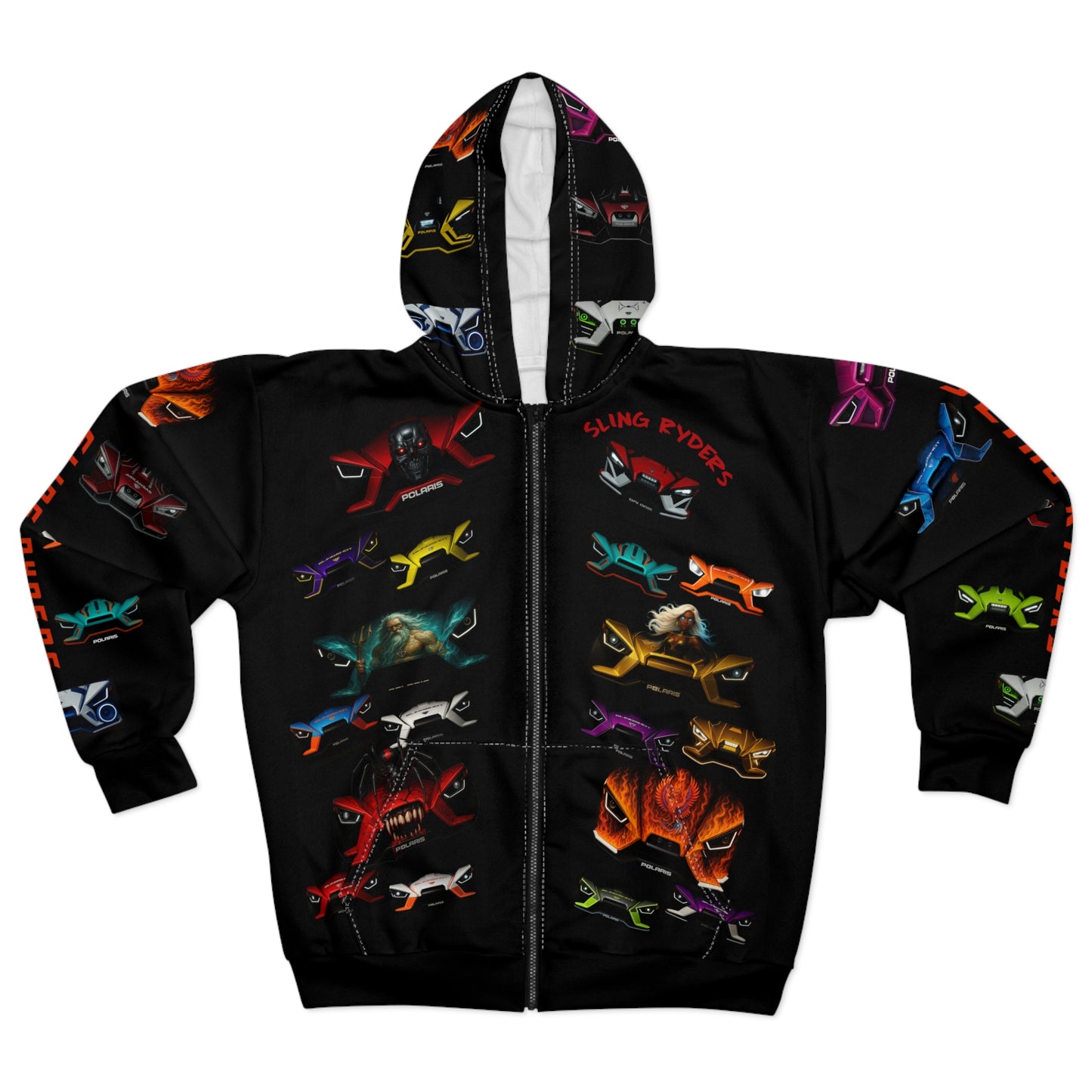 50 Faces of Sling - Unisex Zip-Up Hoodie - NOT CUSTOMIZABLE