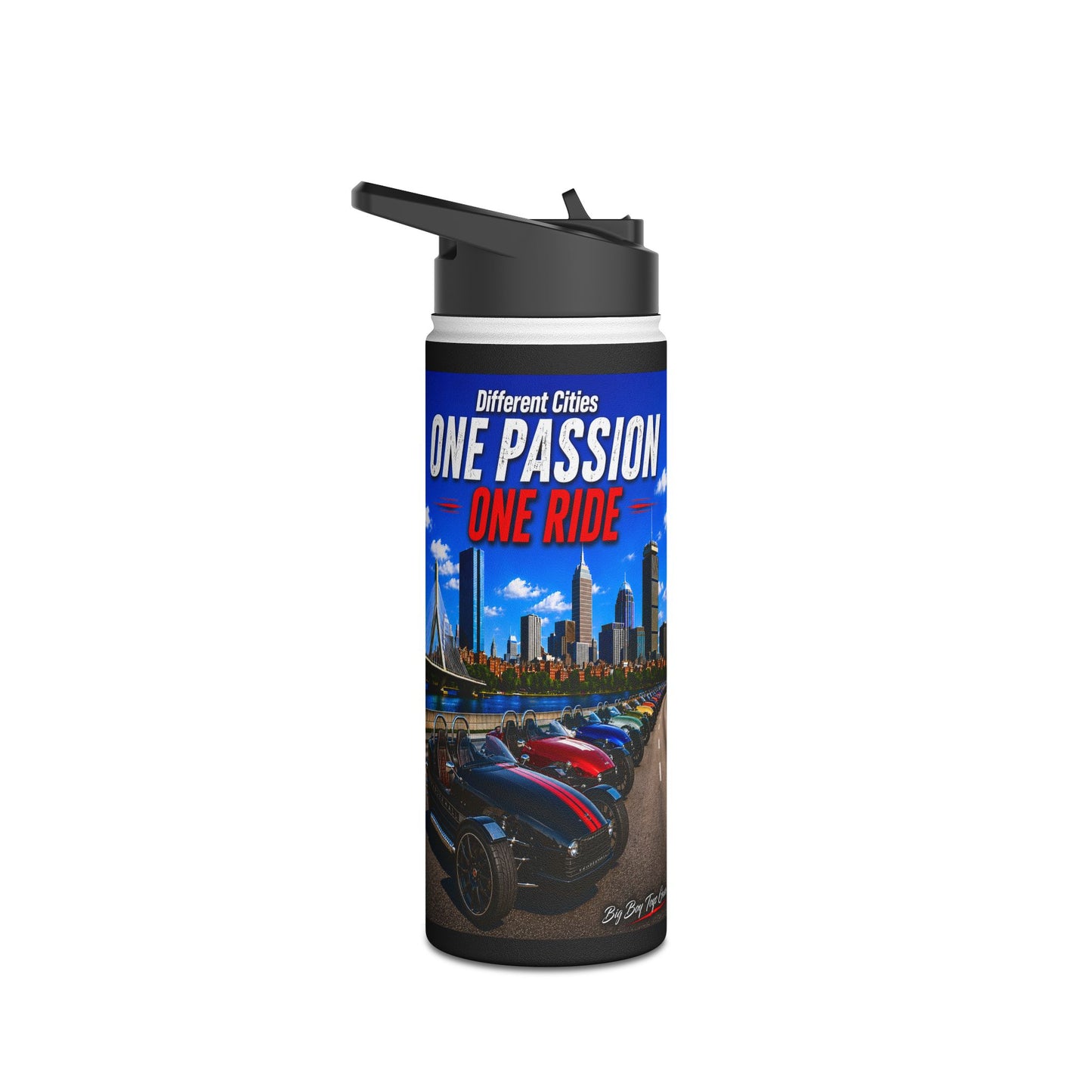 One Passion, One Ride - Vanderhall - Water Bottle