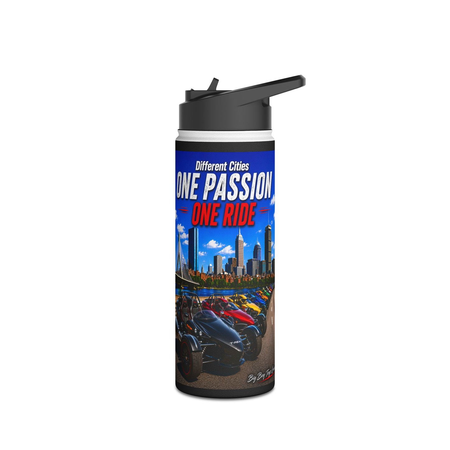One Passion, One Ride - T-Rex - Water Bottle