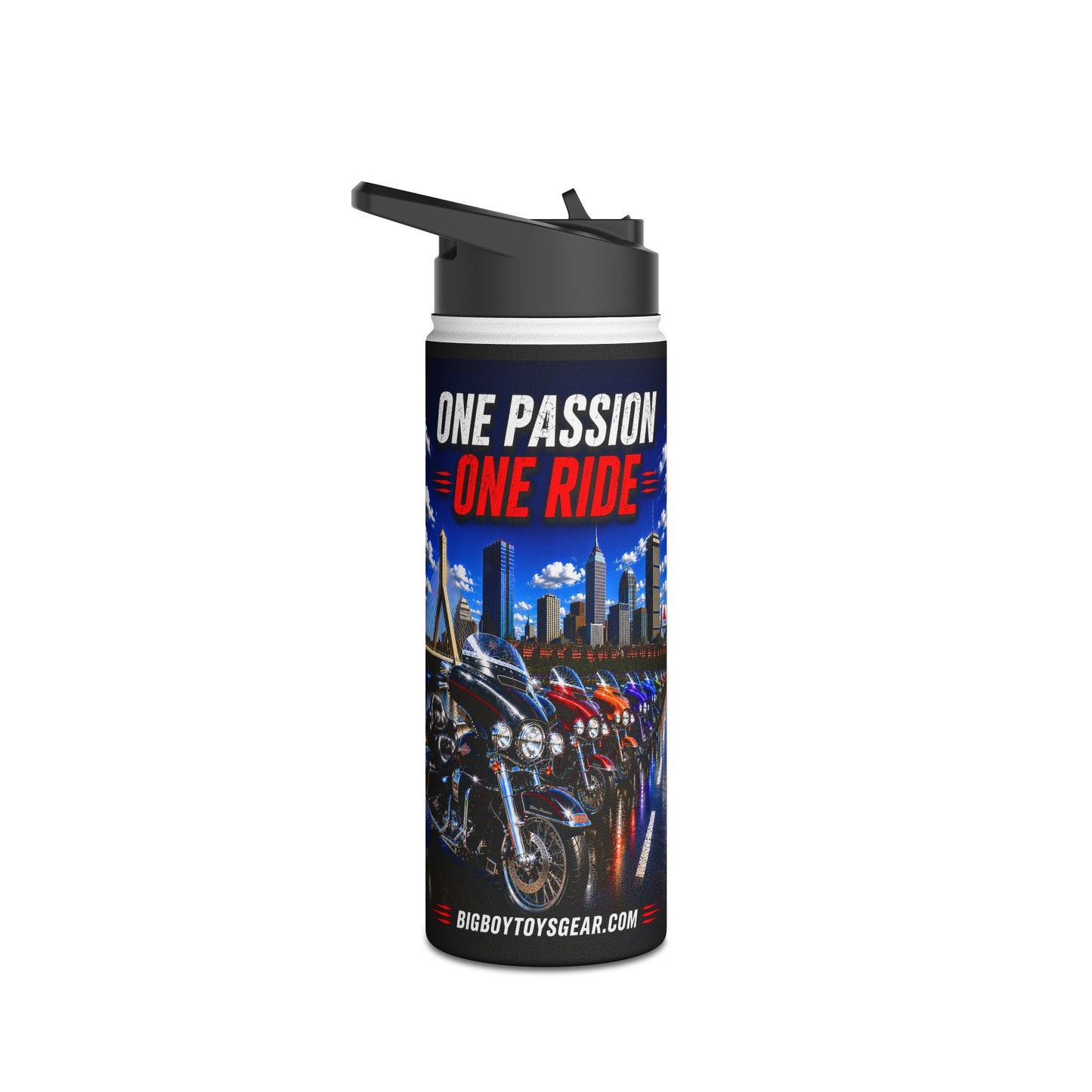 One Passion, One Ride - Motorcycle - Water Bottle
