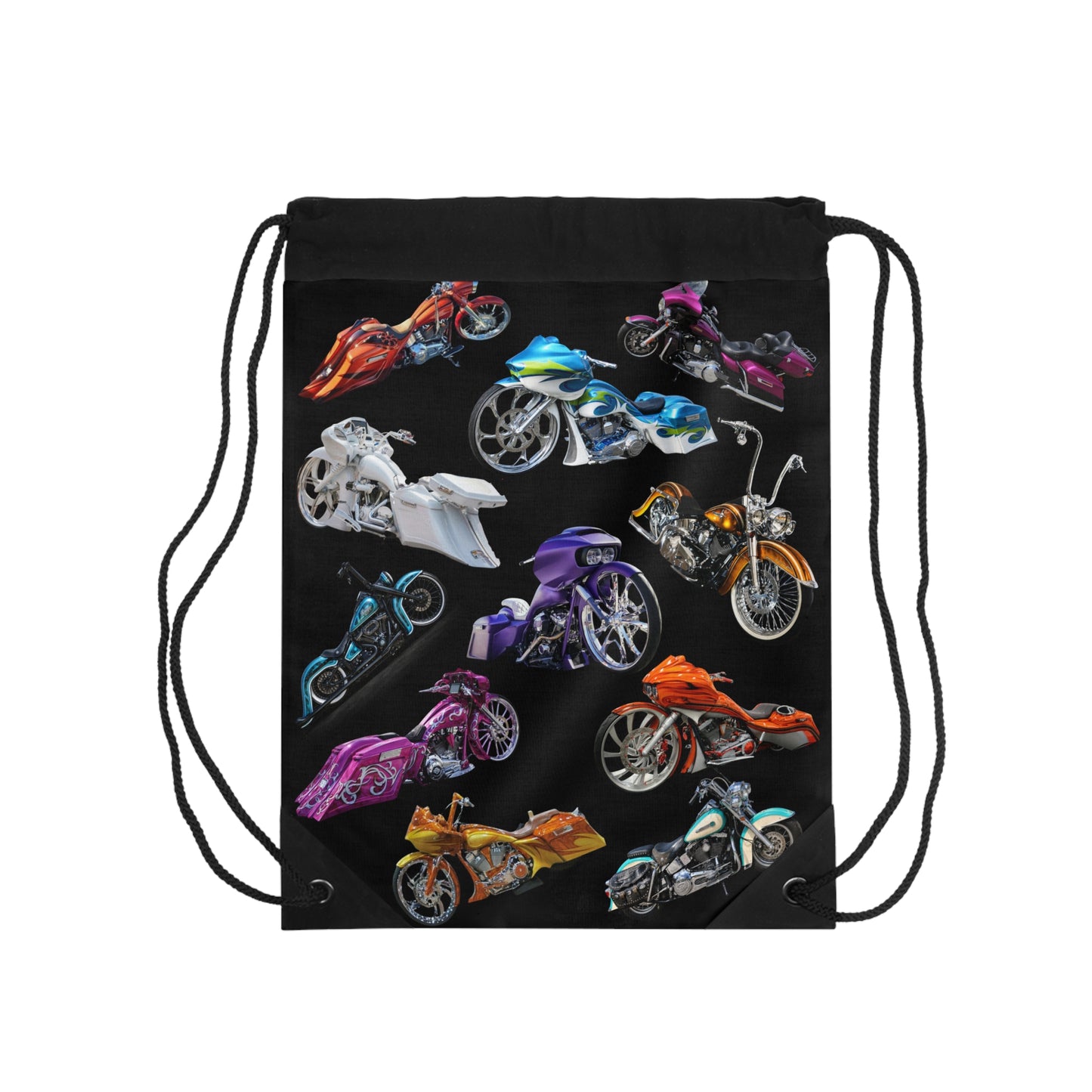 Faces Of Harley - Drawstring Bag