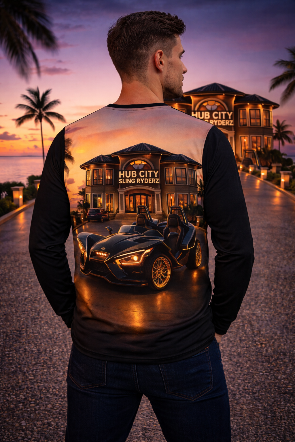 Sunset Sling - LONG SLEEVE - Graphic T