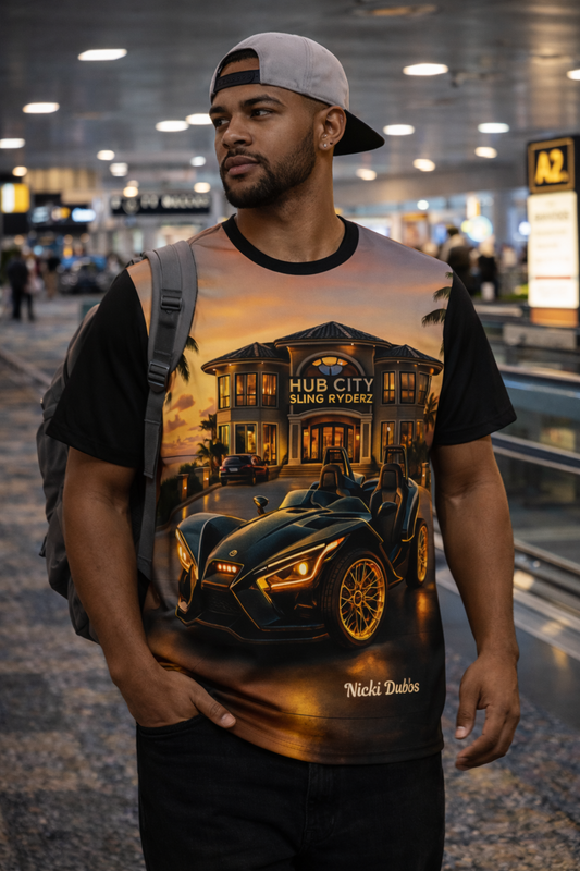 Sunset Slings - Men's Graphic T-Shirts