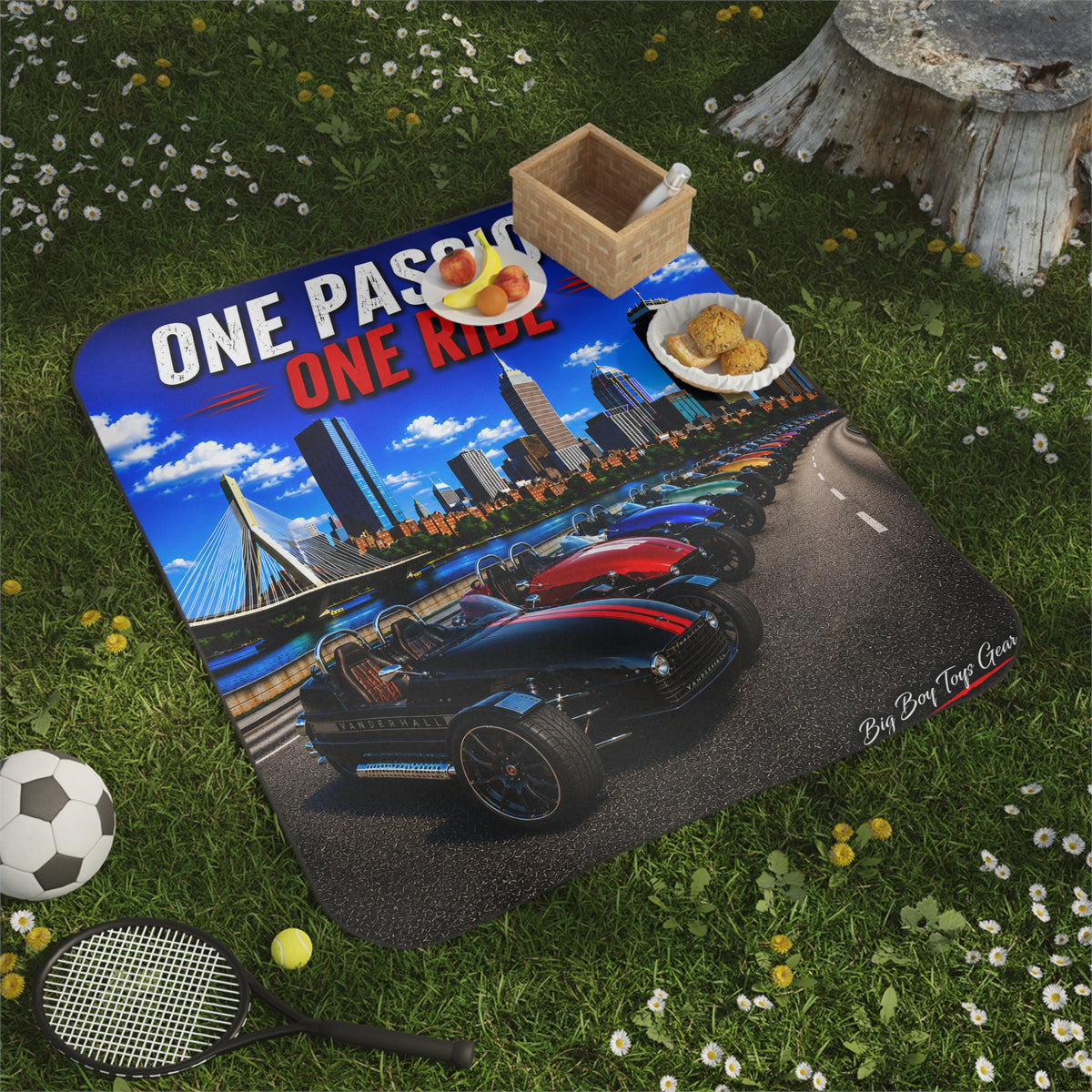 One Passion One Ride - Vanderhall - Picnic Blanket