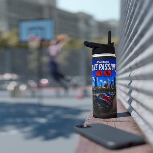 One Passion, One Ride - Vanderhall - Water Bottle