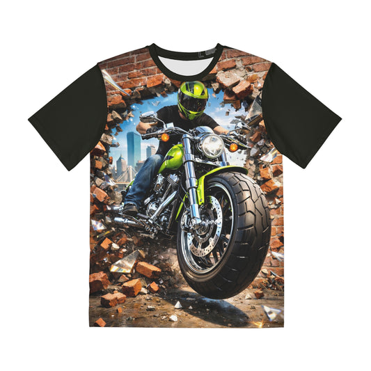 Breaking Through Wall - Green - T-Shirt