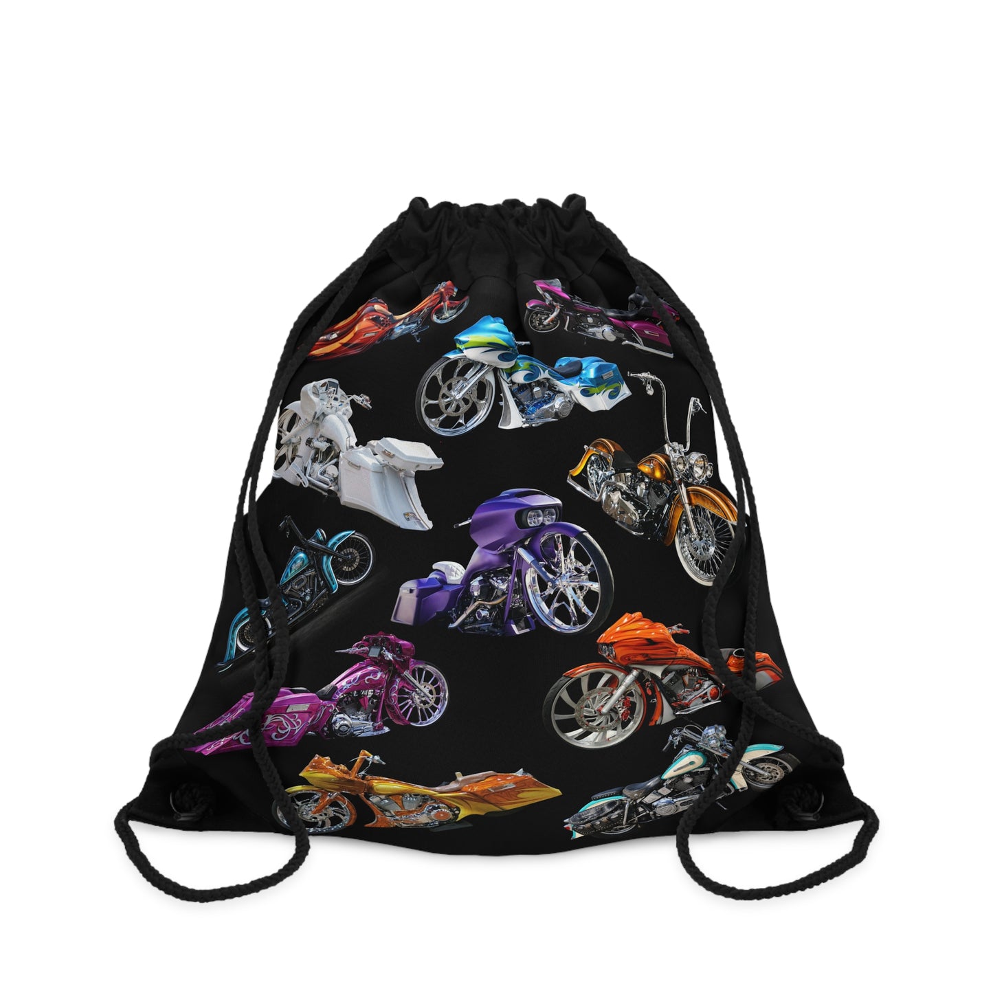 Faces Of Harley - Drawstring Bag