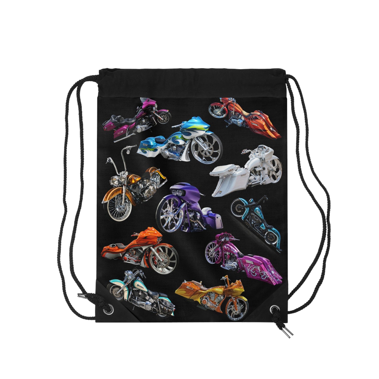 Faces Of Harley - Drawstring Bag