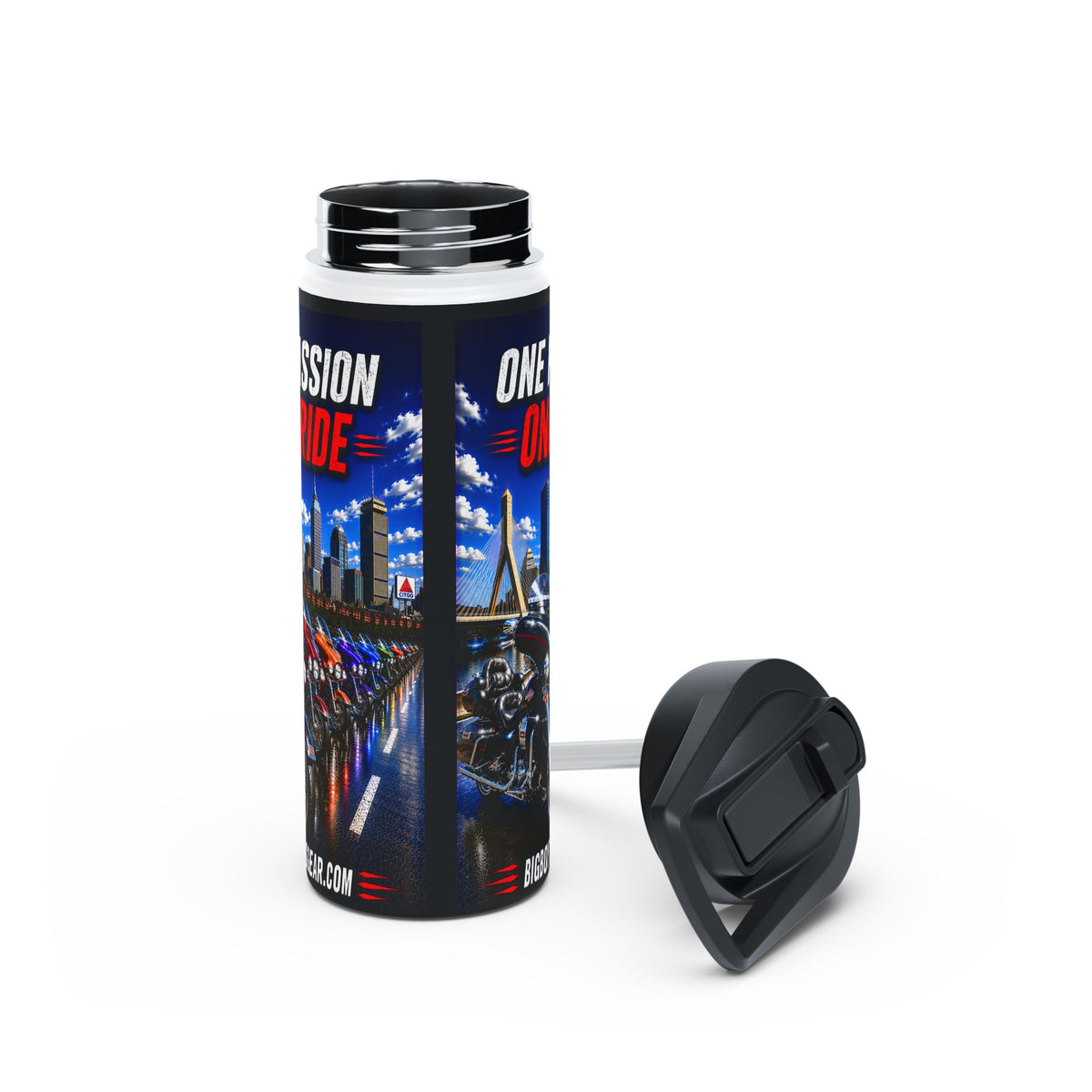 One Passion, One Ride - Motorcycle - Water Bottle