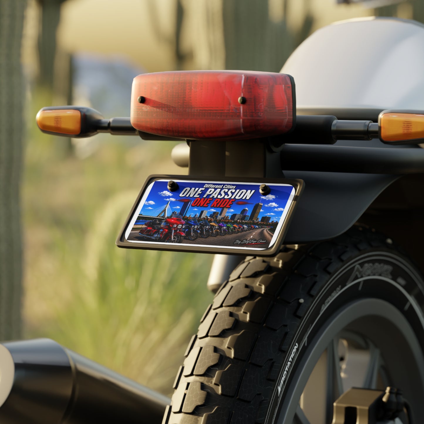 Mini License Plate - Motorcycle