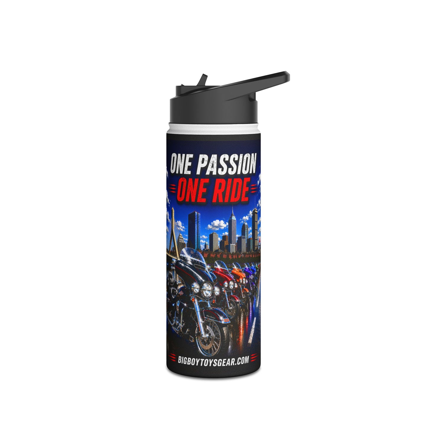One Passion, One Ride - Motorcycle - Water Bottle