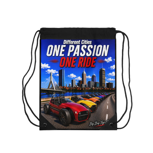 One Passion, One Ride - Vanderhall - 2-Sided Drawstring Bag