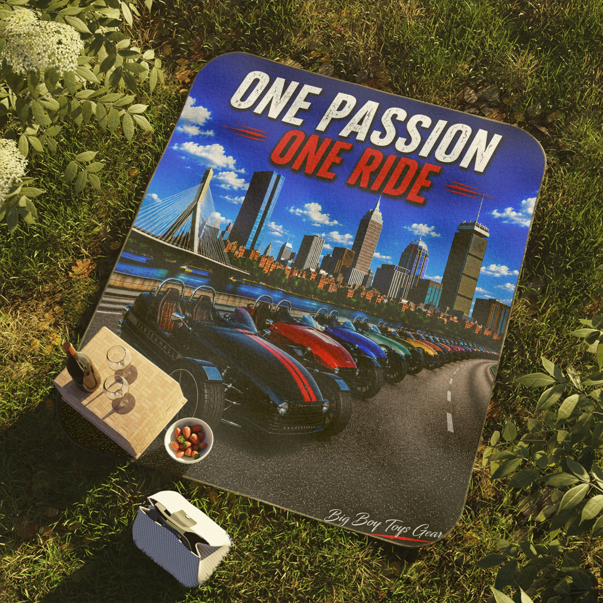 One Passion One Ride - Vanderhall - Picnic Blanket