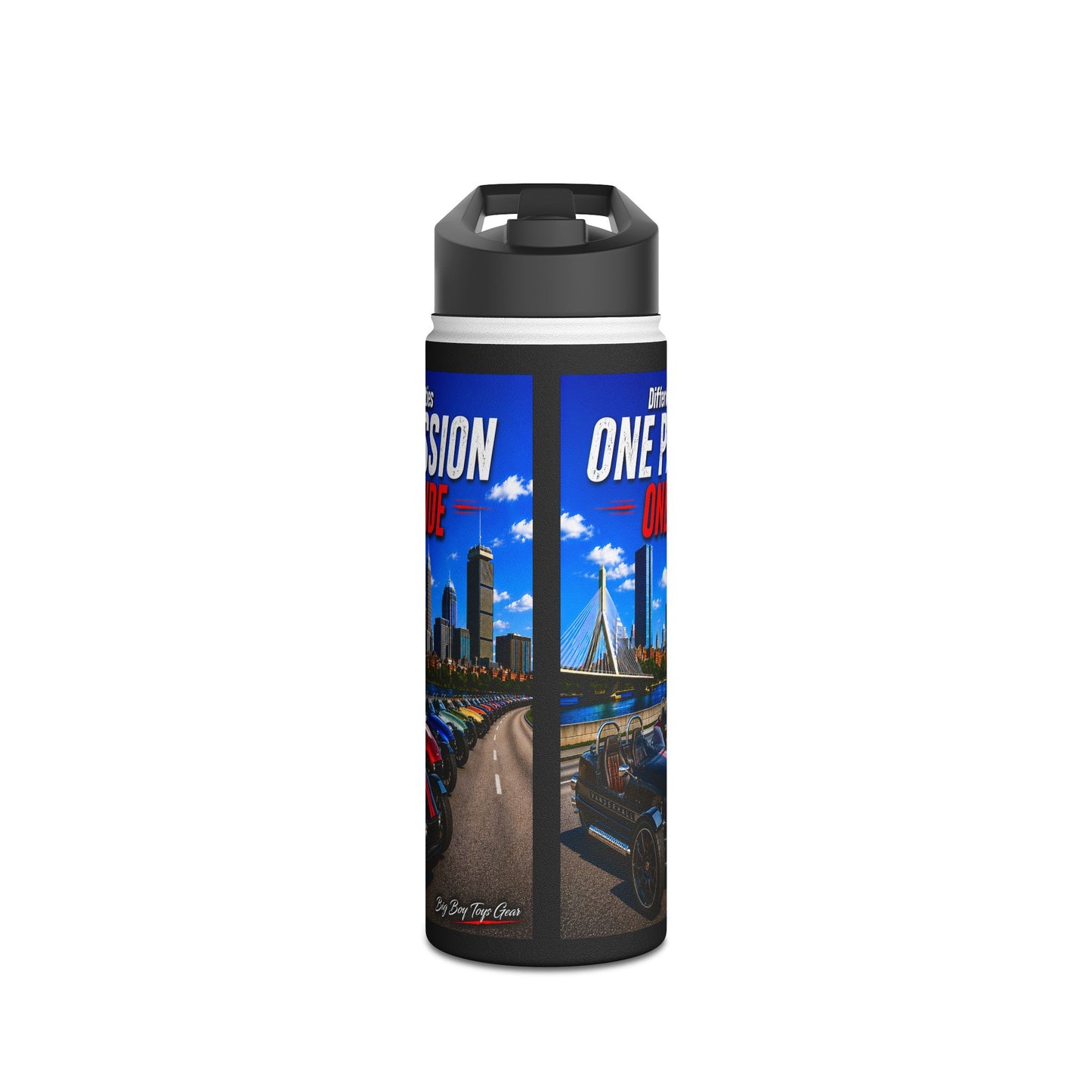 One Passion, One Ride - Vanderhall - Water Bottle
