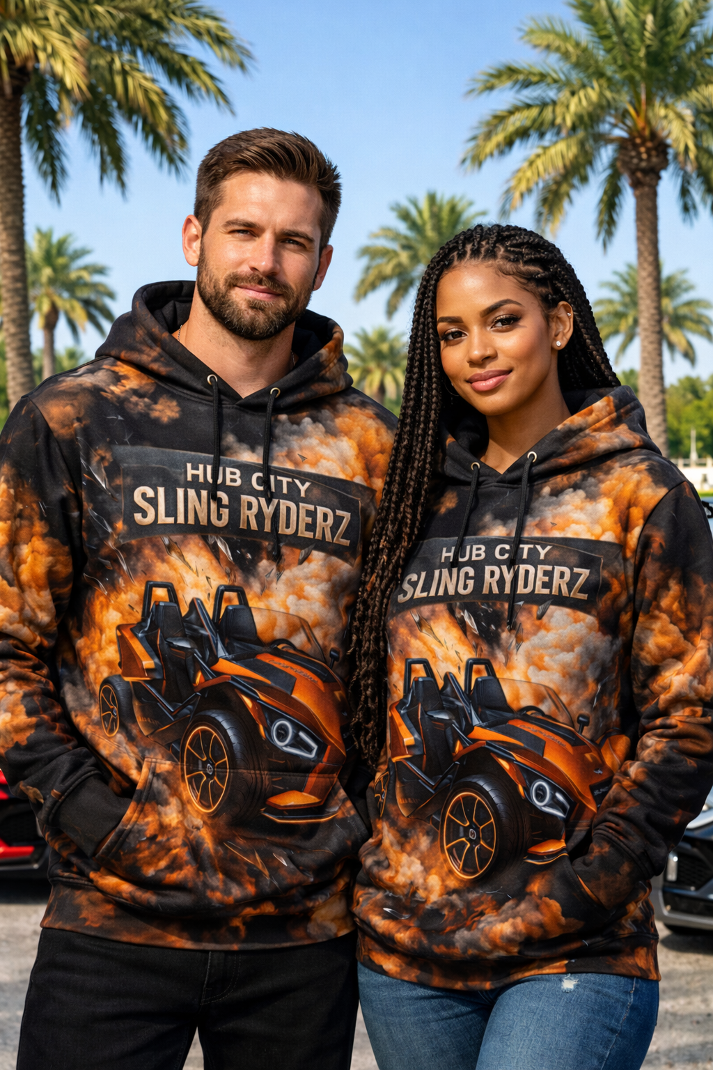 Fire and Sling - Pull-Over Hoodie - Unisex